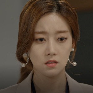 MBC 나쁜사랑 진주 커브 이어링 패션